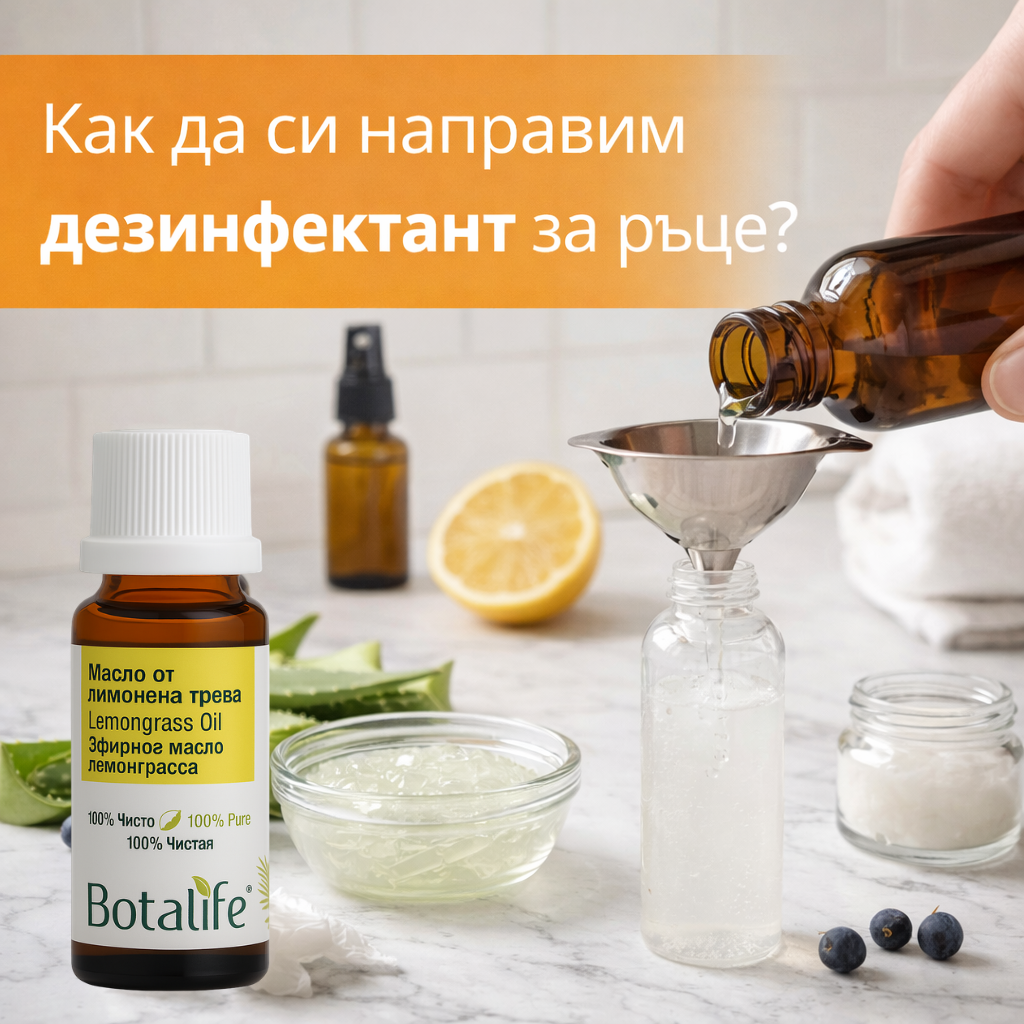 Как да си направим дезинфектант за ръце? Бутилка с етерично масло и домашен дезинфектант със спирт, лимон и аромати