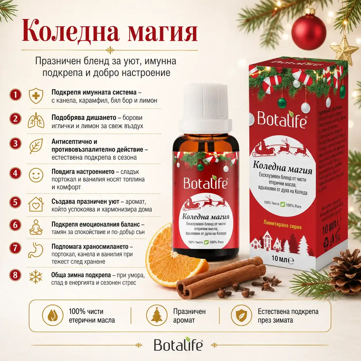 Бленд КОЛЕДНА МАГИЯ - терапевтичен празничен бленд