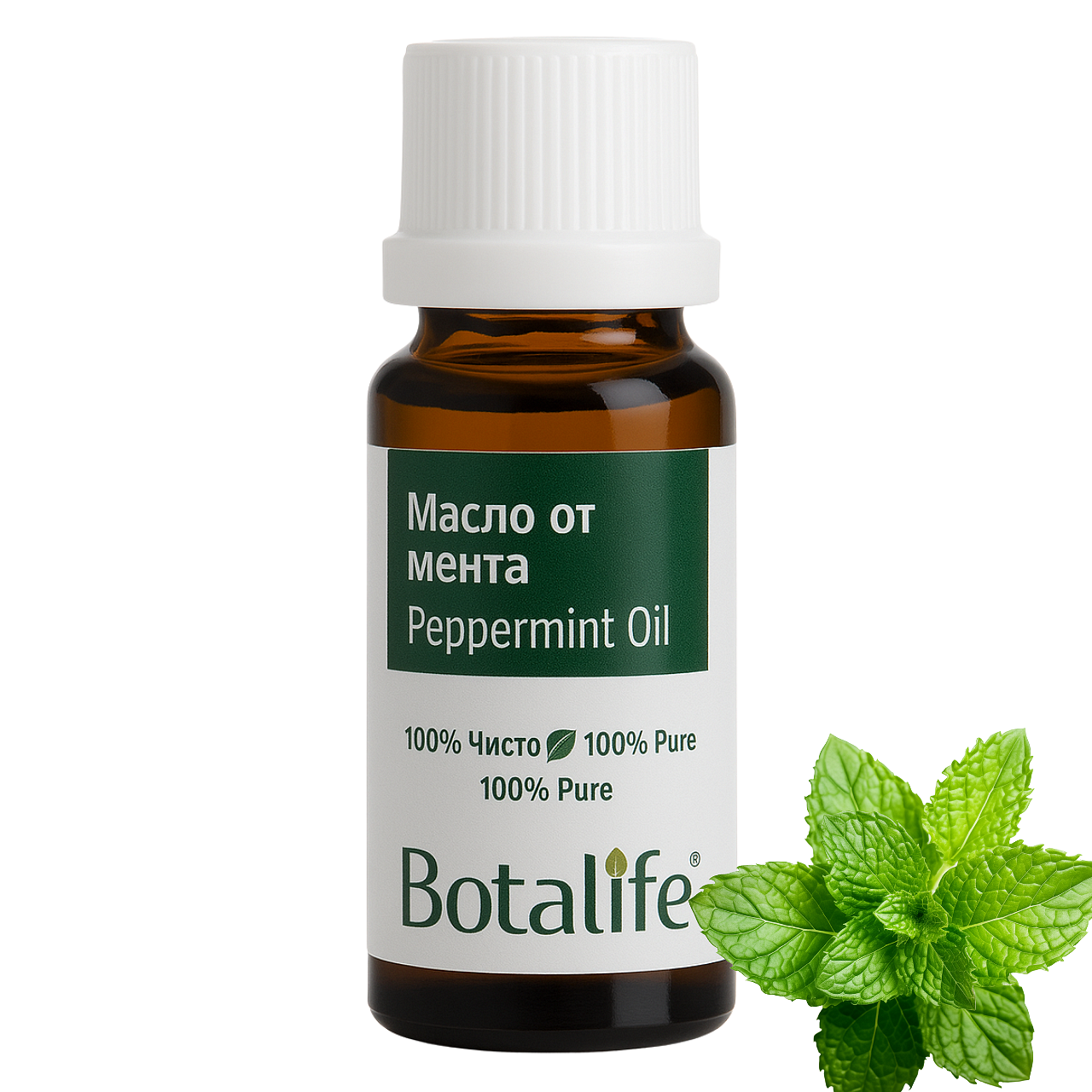 Етерично масло от мента, 10 мл - бутилка Botalife за ароматерапия, дифузер и грижа за дишането, описание, цена и сравнение с други етерични масла