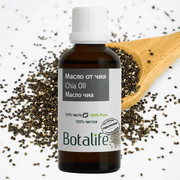 Масло от семена на чия, 100 мл - органично масло от чия Botalife, богато на омега-3, идеално за хранителни добавки и натурална козметика