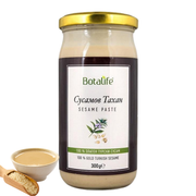 Златен турски сусамов тахан, 300 г - натурален тахан от сусамово масло за лице и коса, био козметика и кулинария, цена, натурална грижа