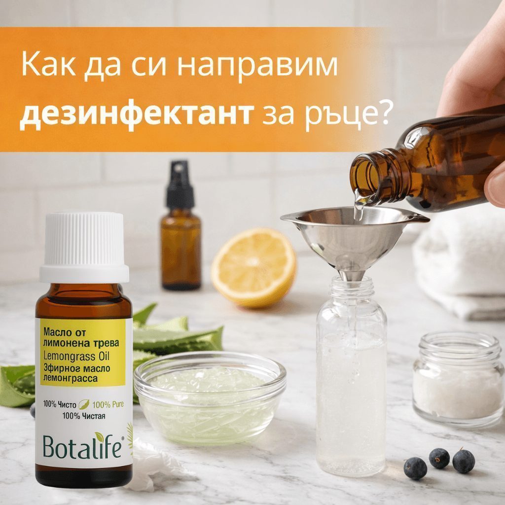 Как да си направим дезинфектант за ръце?
