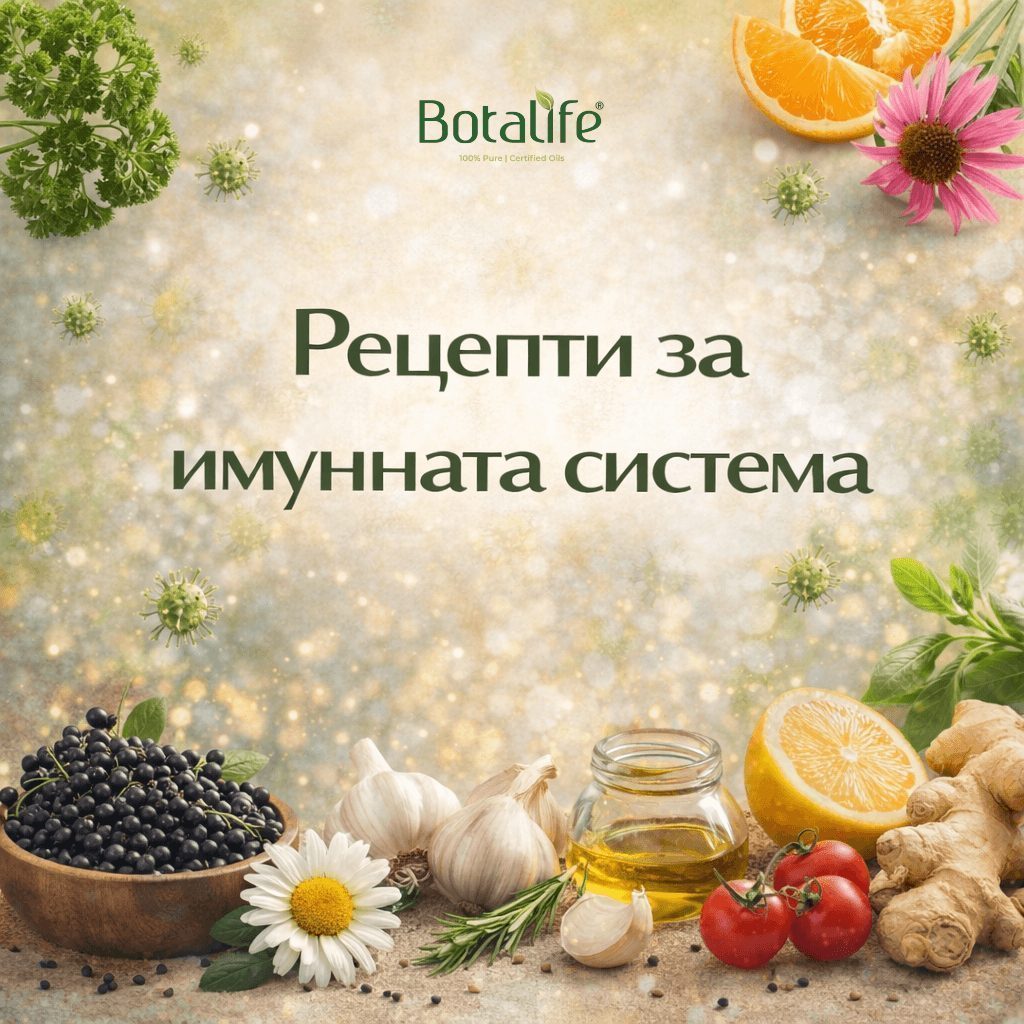 Рецепти за имунната система с етеричните масла на Botalife