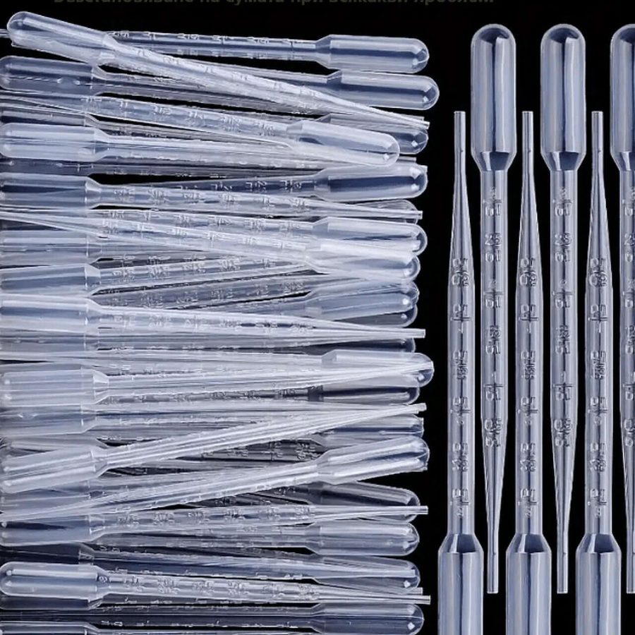 Graduated plastic dropper, 1 ml